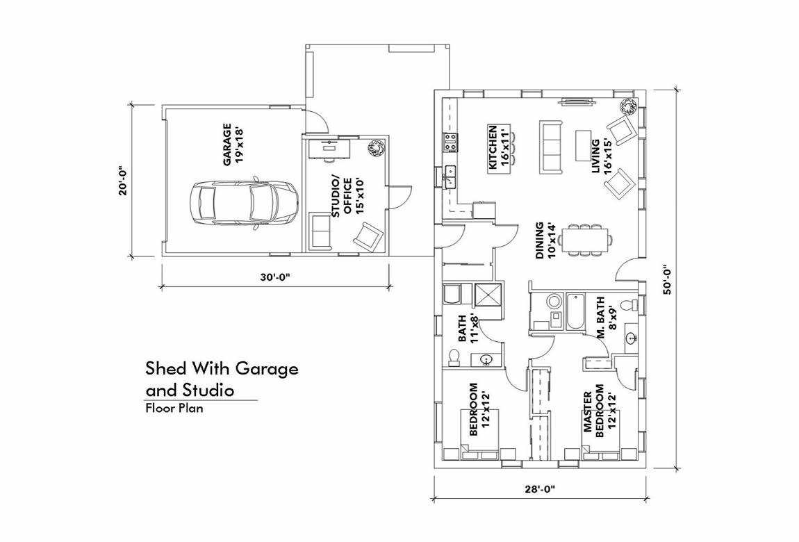 SHED East Branch Homes Kent Hicks Construction Co.